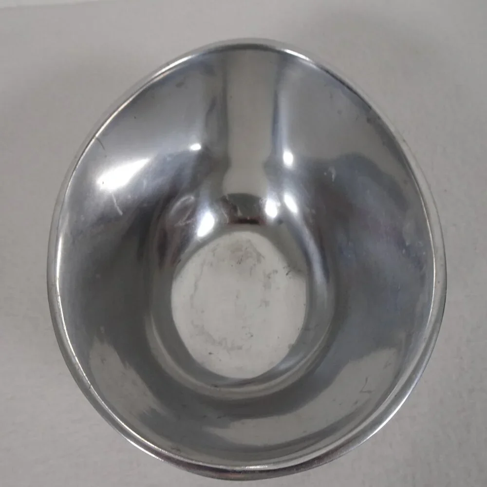 Pottery Barn Metallo Collection Egg Bowl Metal Aluminum Serving Dish